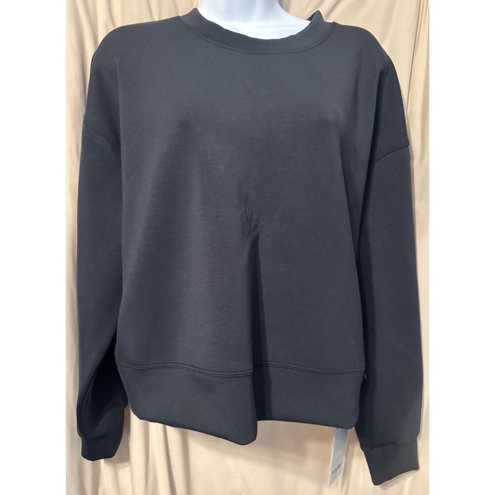 NEW CRZYOGA Slate Gray Sweatshirt Size M 8/10 NWT